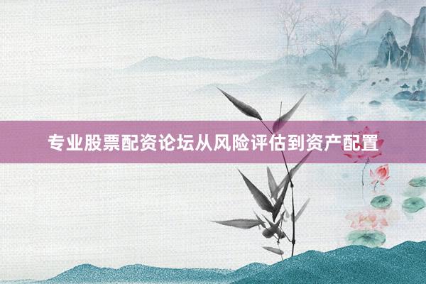 专业股票配资论坛从风险评估到资产配置